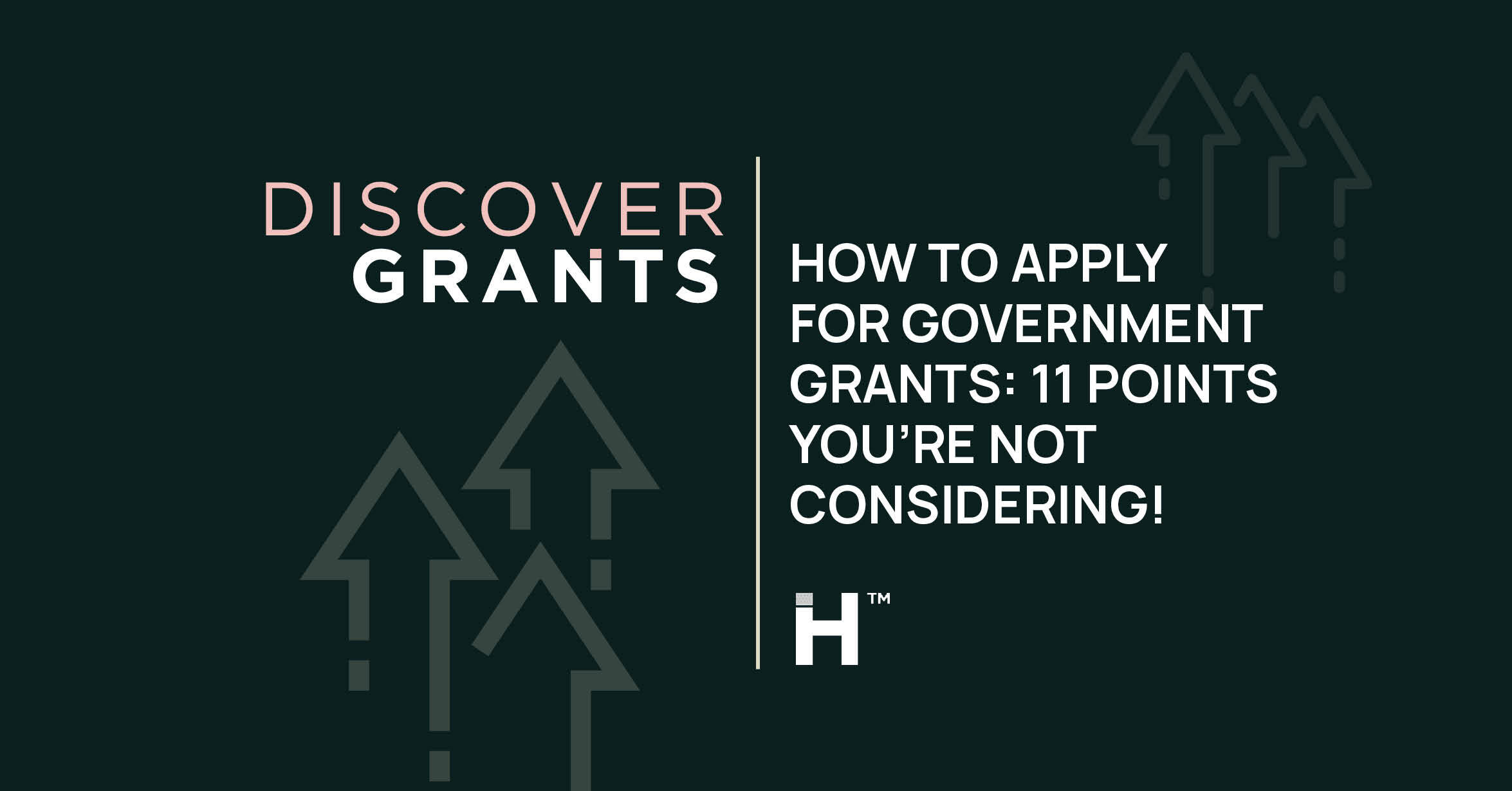 How to apply for government grants