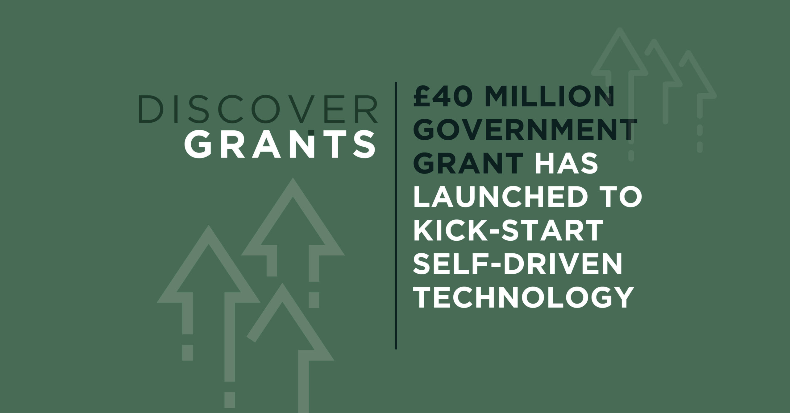 A New £40million Government Grant Has Launched to Kick-Start Self-Driven Technology